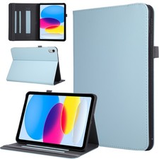 For iPad A16 /10th 9th 8th 7th Generation Leather Smart Case Flip Stand Cover