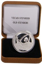 LATVIA 2014 silver coin 5€    Old Stenders  PP