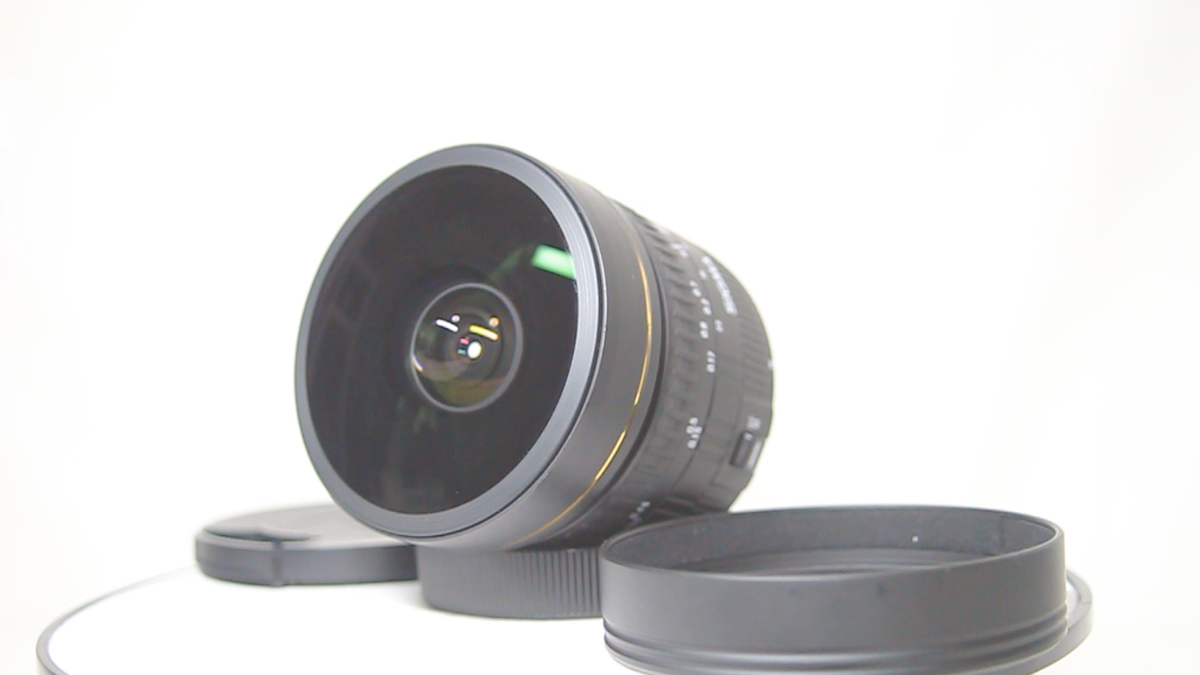 AS IS Sigma 8mm F/3.5 EX DG CIRCULAR FISHEYE AF Lens For Canon EF