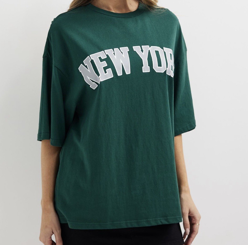 Dazie Cotton Oversized T-shirt Size 16
