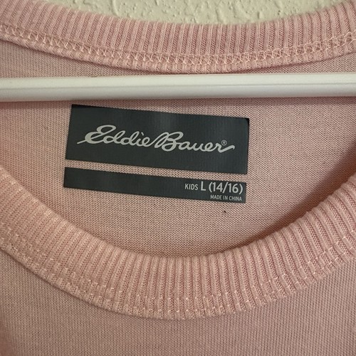 Eddie Bauer Pajama Shirts Girls Size 14/16 Pajama Shirt Lot Of 2 - Picture 3 of 8