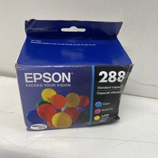 Epson 288 4pk Combo Ink Cartridges - Black/Cyan/Magenta/Yellow In Date - NEW 
