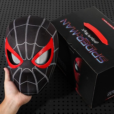 RC Light Up Full Head Mask Auto Blinking Eyes Kids Halloween Toy