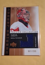 2002-03 UD Premier Collection - Premier GU Jersey Curtis Joseph,LEAFS JERSEY/299
