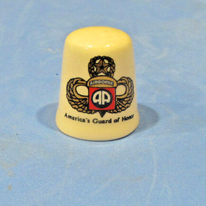 Vintage AirBorne America's Guard of Honor thimble