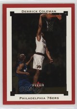 2002-03 Fleer Premium Ruby 46/100 Derrick Coleman #SR89 yj7
