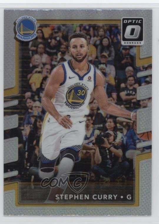 2017-18 Panini Donruss Optic Holo Prizm Stephen Curry #46 9v7