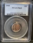 1960 Proof Roosevelt SILVER Dime PCGS PF68