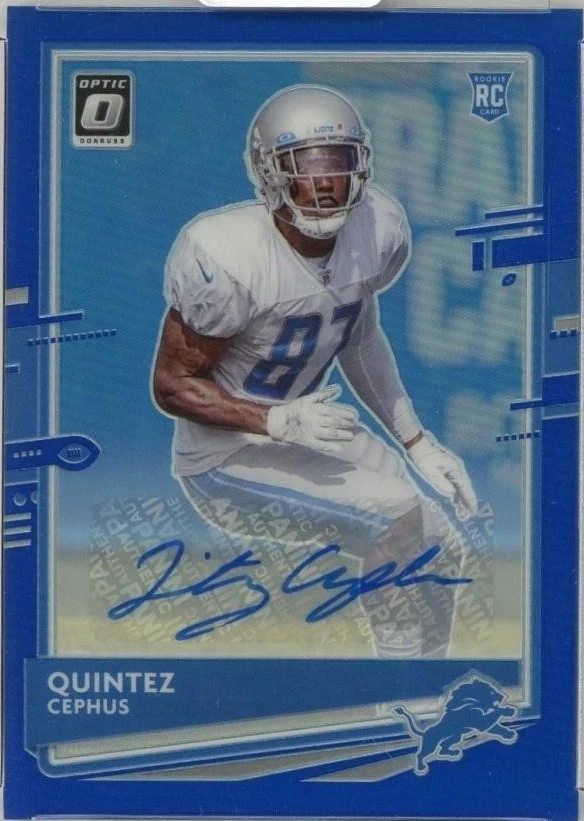 Blue Prizm Autographs