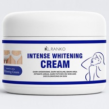 Crema iluminadora intensa de la piel para blanqueamiento facial y corporal de axilas, escote