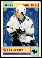 2022-23 O-Pee-Chee RETRO Jasper Weatherby San Jose Sharks #323