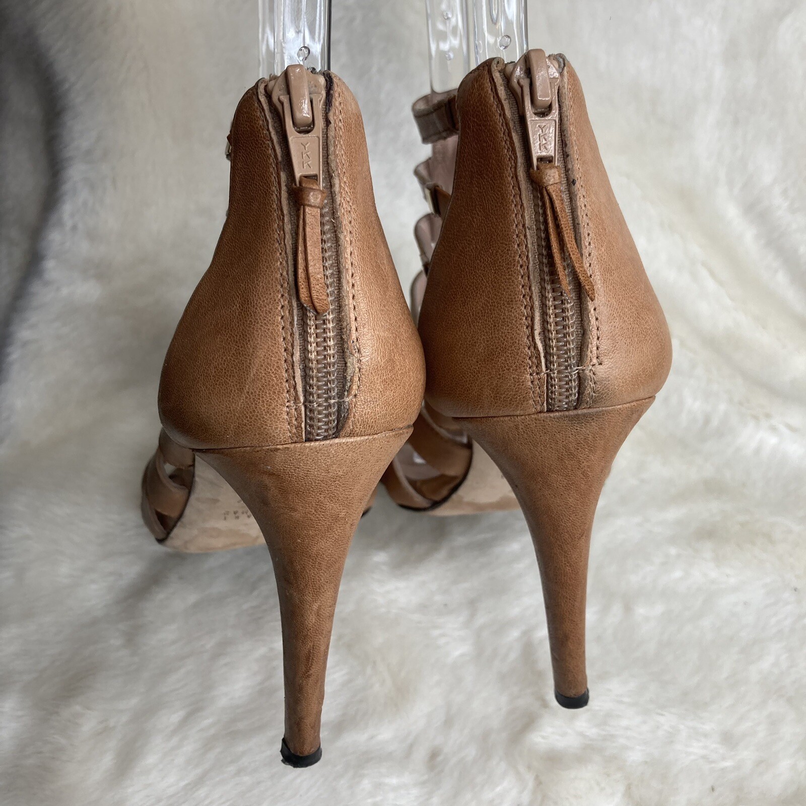 Stuart Weitzman Outing Caged Strappy Brown Leathe… - image 6