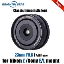 Brightin Star 23mm F5.6 Full Frame Wide Angle MF Lens For Sony E Nikon Z L Mount