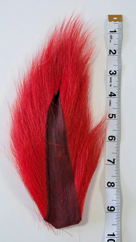 Medium Northern Bucktail Fly Tying Deer Tail 8" to 10" Long Hair Jigs Listing 2 - Image 2 of 4