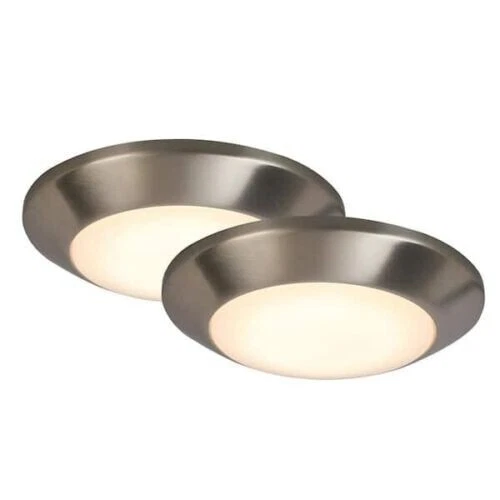 Commercial electric led color changing low profile flush mount outlet