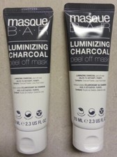masque BAR Luminizing Charcoal Facial Peel Off Mask 70 ml/Tube Korean.2 Pc