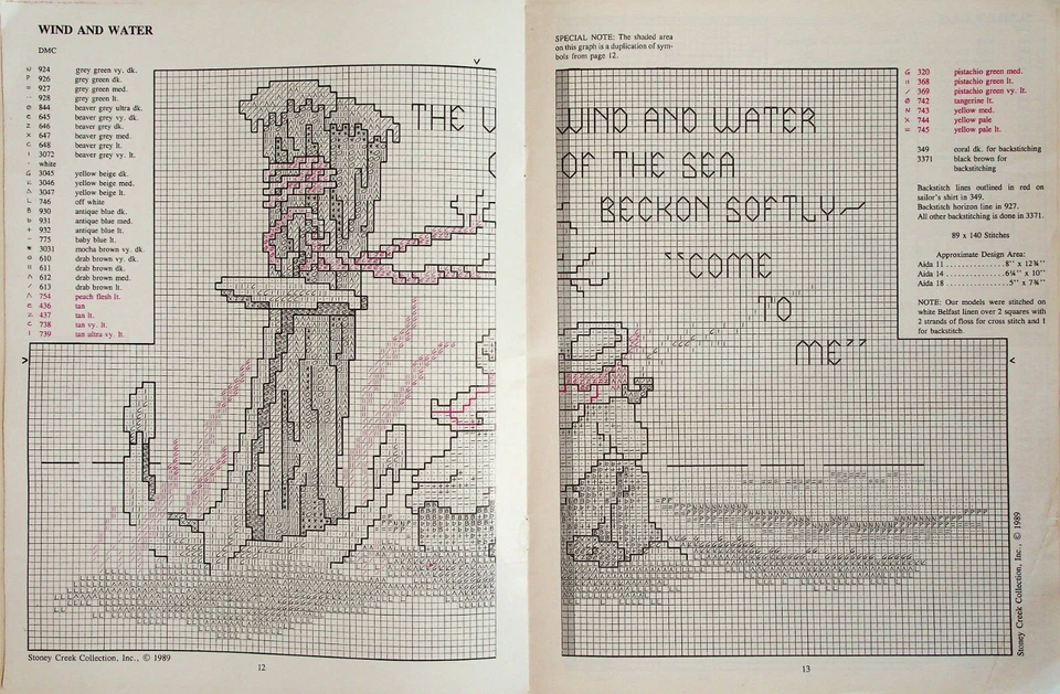 Tales Of The Sea Samplers Cross Stitch Pattern By Stoney Creek - Image 3 of 4