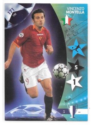 Vincenzo Montella -AS Roma- Base Panini UEFA Champions League 2006-07