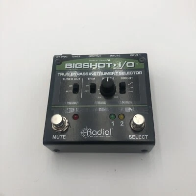 Radial Engineering Bigshot True Bypass Instrument Selector Pedal Guitar - Image 1 of 4