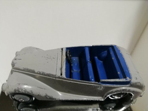 DINKY TOYS 38E ARMSTRONG SIDDELEY COUPE GREY DEEP BLUE SEATS GREY HUBS VERY RARE - Picture 5 of 12