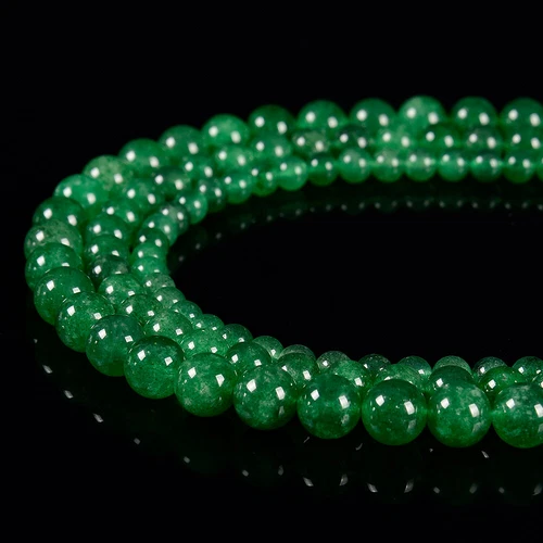 Natürliche Grün Erdbeere Lepidolith Quarz Grd AAA Rund 8 MM 10 MM Perlen (D578) - Bild 2 von 3