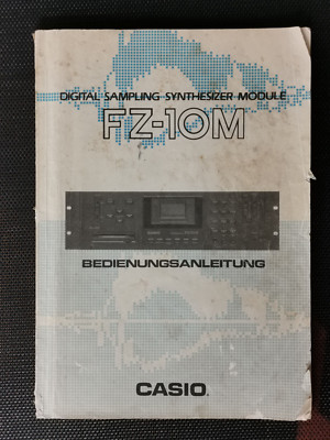 casio fz10m sampler rack manual Bedienungsanleitung auf Deutsch handbuch