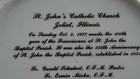 9 1/2"  PLATE OF ST. JOHN'S CATHOLIC CHURCH OF JOLIET, ILLINOIS 1854-1977 — photo 2