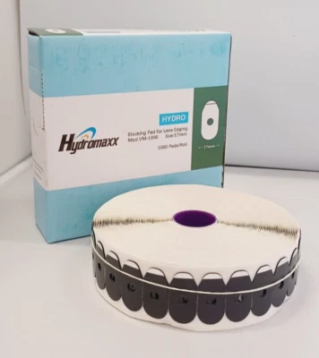 1 Roll HYDROMAXX VM-1696 Optical Leap Blocking Pad Lens edging 17 mm 1000 Pads