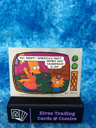 The Simpsons SINGLE Non-Sport Trading card by Topps 1990 - Picture 41 of 206