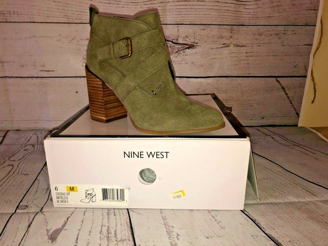 nine west green boots