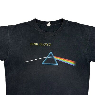 Vintage Pink Floyd T-Shirt Anvil Mens XL Black Dark Side Of The