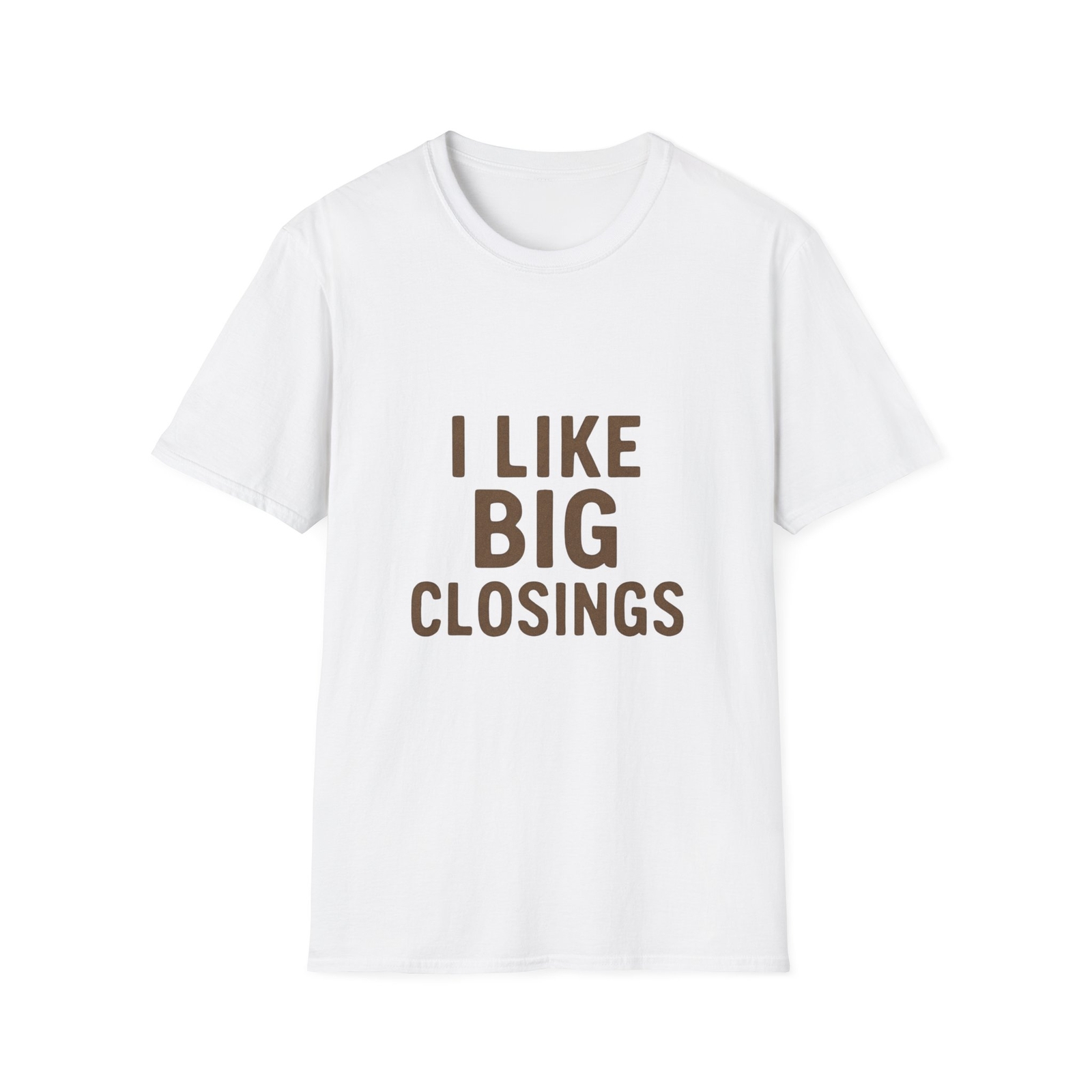 Funny I Like Big Closings Realtor Gift Tee