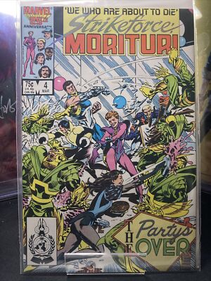 1987 Marvel Comic Strikeforce Morituri #4 VF/VF+