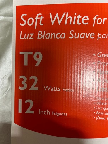 Phillips Soft White for Kitchen & Bath T9 32W 12" Circline ( 5 Light Special)