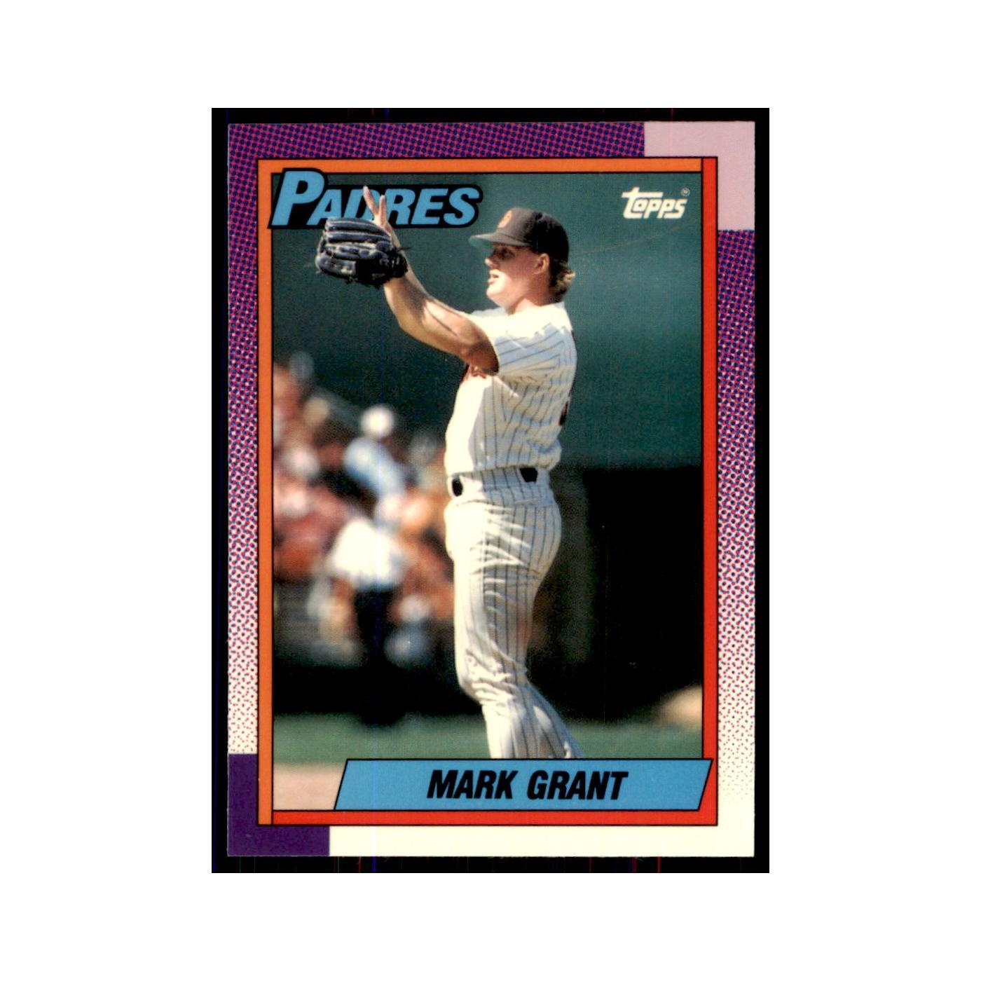 Mark Grant 1990 Topps Tiffany #537 San Diego Padres Baseball Card NM