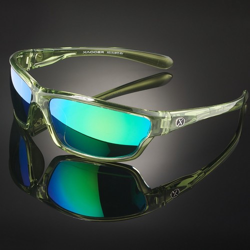 Xagger Polarisierte Sport-Sonnenbrille zum Umhängen für Männer Frauen Fahren Laufen Neu - Bild 15 von 19