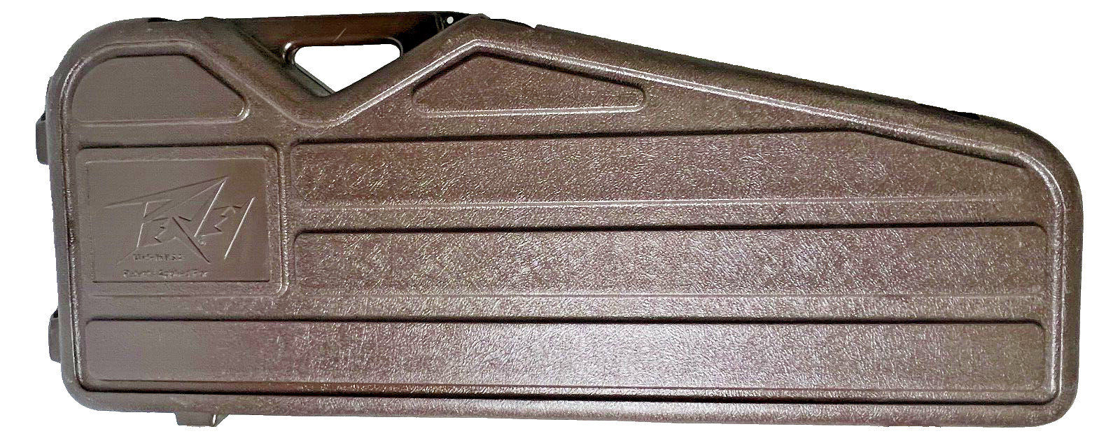 Vintage Peavey USA Hard Shell Plastic Guitar Case Brown READ