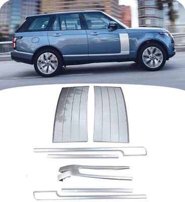 8X  Silver Air Vent Door  Molding Trim Fender for Range Rover L405 2013-2022 LWB