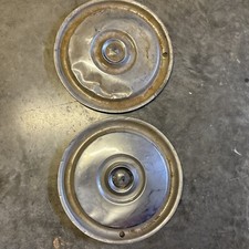 Vintage 1950s Ford Chrome Hubcap Wheel Cover 15 Bent And Dirty