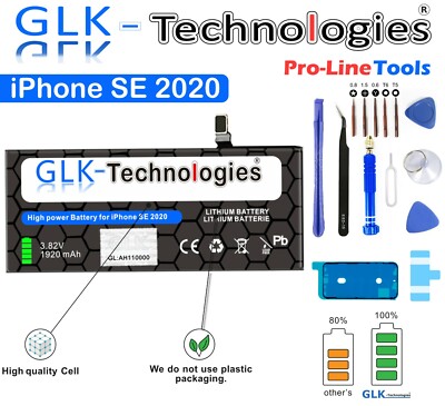 GLK-TECHNOLOGIES  für iPhone SE 2020 A2312 2. Generation Akku Batterie  PRO 2026