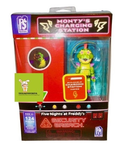 Five Nights At Freddy's CHARGING STATION Set costruibile violazione sicurezza FNAF 2025 - Foto 3 di 6