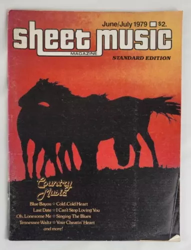 Sheet Music Magazine June July 1979 Vintage Standard Edition
