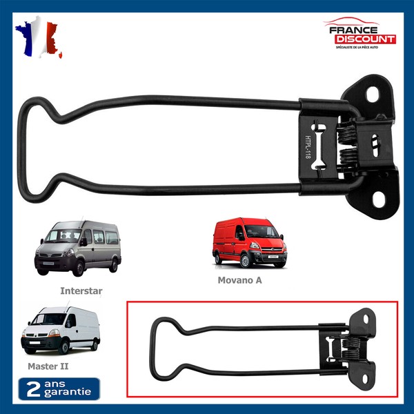 Zugstange FüR Hintere SchwingtüR FüR Renault Master II Opel Movano A - 4401206-image