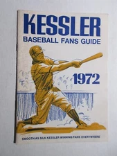 KESSLER Baseball Fans Guide 1972