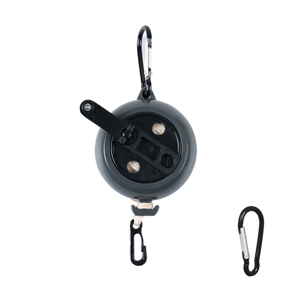 Carrete de ropa retráctil para exteriores kit de ropa secadora de 33 pies línea de lavado de ropa Foto 4 de 4