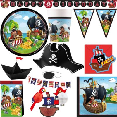ARTY FETES FACTORY Piraten-Konfetti – 100 Stück, 1,5–3 Cm, Goldveredelt