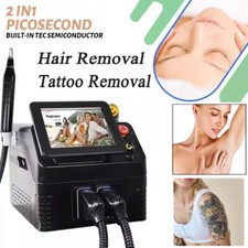 2 In 1 808nm Diode Laser Tattoo Hair Removal Nd Yag Laser Pico Laser Machine