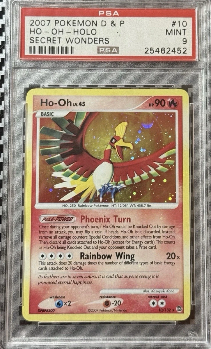 Ho-Oh Pokémon TCG Professional Sports Authenticator (PSA