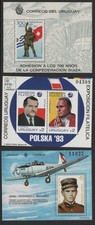 Uruguay 1991 Swiss Confederation Anniversary m/sheet sg2039, 1993 Polska93