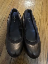 New Cole Haan Gilmore Ballet Flats Women's Shoes in Metallic Bronze Size 8
